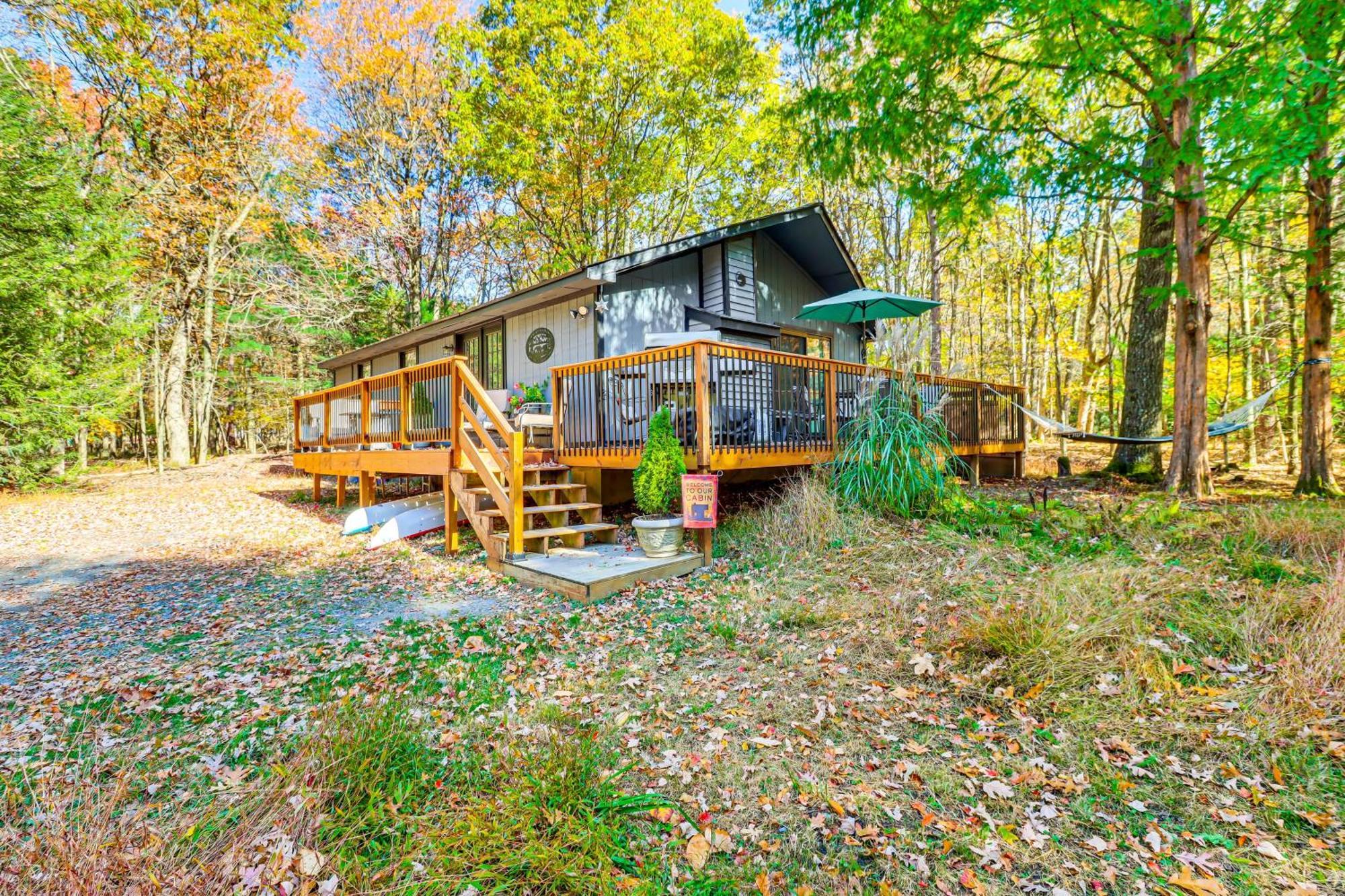 Quaint Jim Thorpe Cabin Retreat, Walk To Beach! 외부 사진