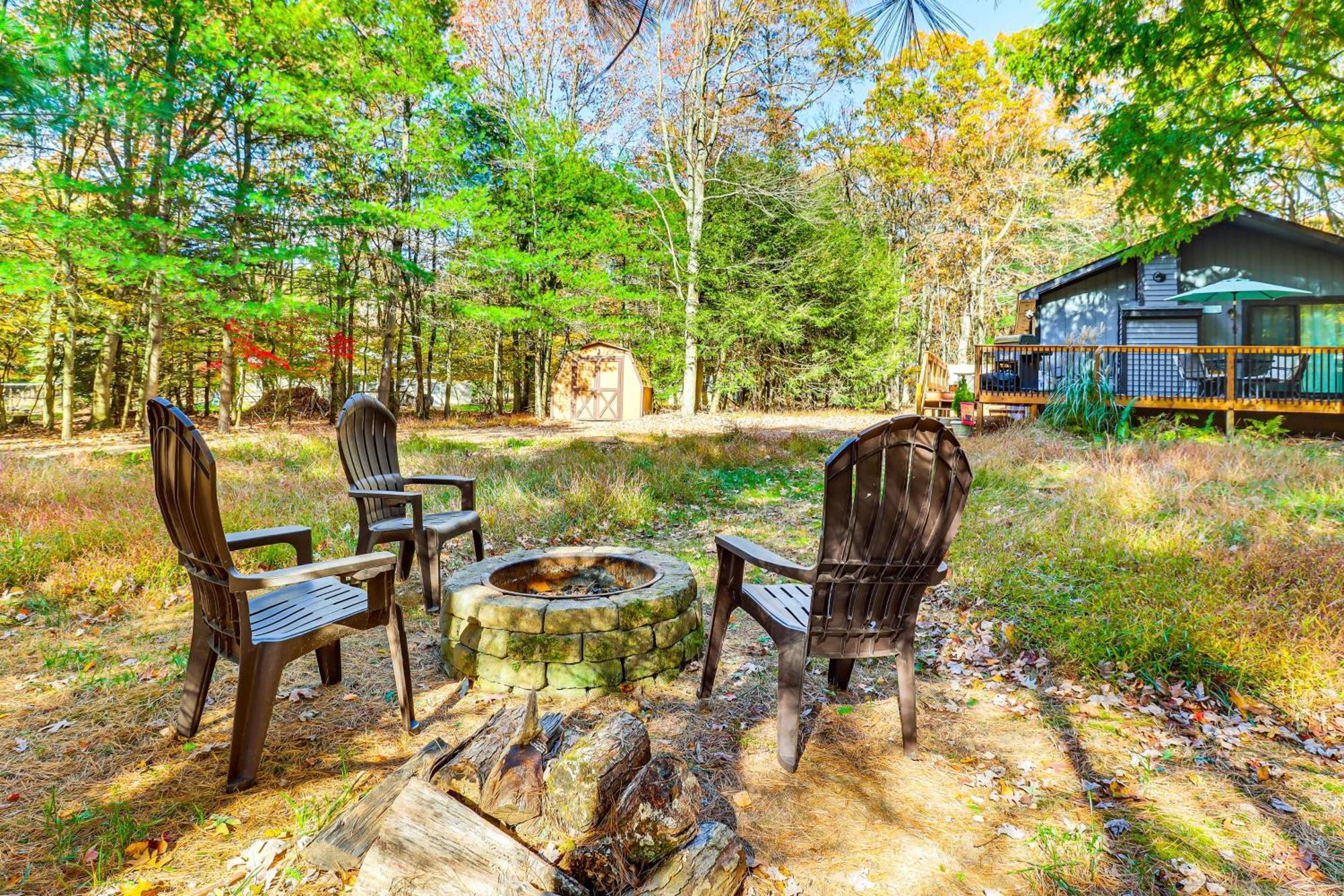 Quaint Jim Thorpe Cabin Retreat, Walk To Beach! 외부 사진